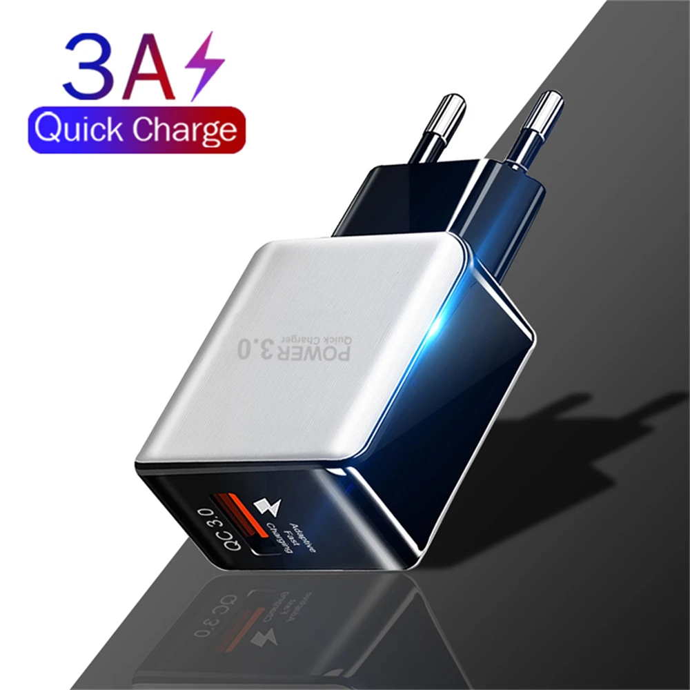 Quick Charge 3.0 USB Charger Universal QC 3.0 18W Fast Charging Adapter Wall Mobile Phone Charger For iPhone 14 Samsung Xiaomi images - 6