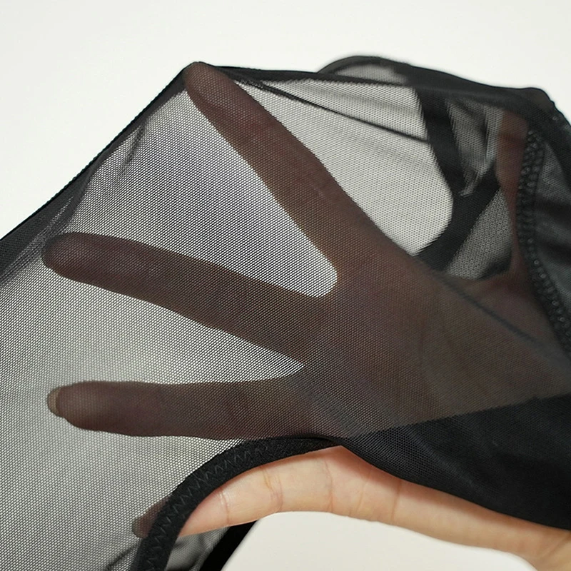 Transparente Mesh-Ultradünne Weste, saugfähiges Deodorant-Pad, Damen-T-Shirt, waschbar, schweißfest, unter oben mit Unterarm-Schweißpads – Detail 13