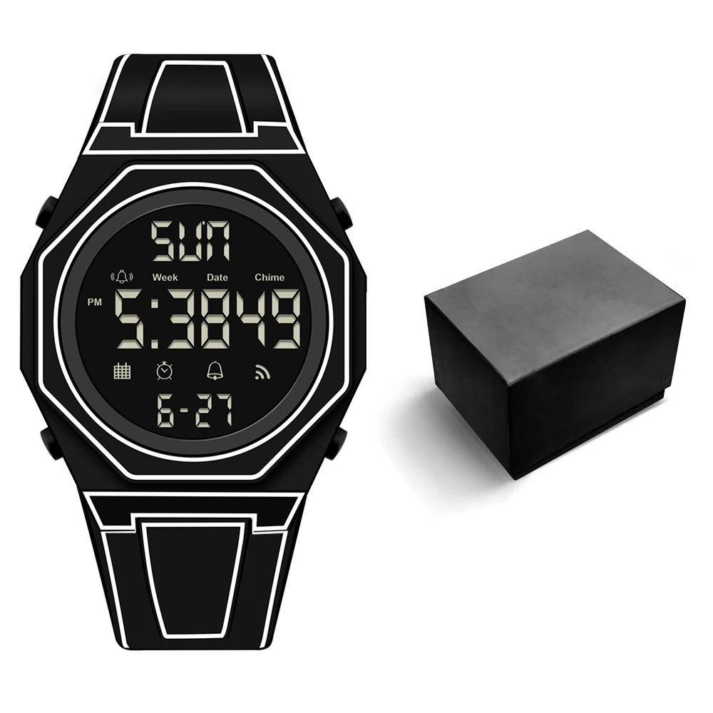 Men's Minimalist Design Quartz Watch - Polycarbonate, Fashion Calendar, Waterproof