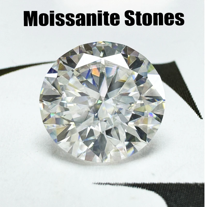 Carat Moissanite Stone Price Loose Moissanite Stone Round Cut D