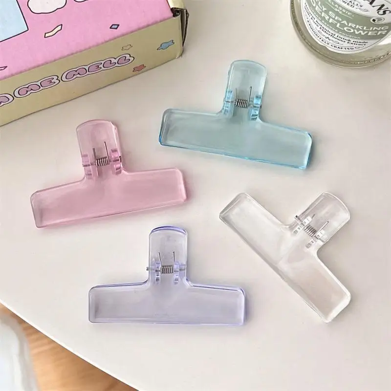 

Акриловая папка, прозрачный дизайн, канцелярские принадлежности для обучения, прозрачные офисные принадлежности, закладки, зажим, карманная папка, удобное хранение