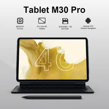New M30 Pro 10 inch Tablet Android 6GB RAM 128B ROM Tablets 4G Dual Sim tablette 10 polegadas GPS Bluetooth Phone Tablete PC