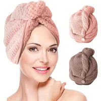 Hair Dry Turban Towel Wraps 1