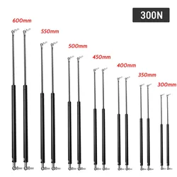 2Pcs 300/350/400/450/ 500/550/600mm 300N Gas Shock Absorber Spring Hydraulic Lift Support Strut Bar For RV Windows Boot Bonnet