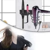 Bathroom Shelf Storage Accessories Hair Dryer Holder Rack Organizer Wall Mounted Hair Straightener Holder Storage Rack Ecoco 6