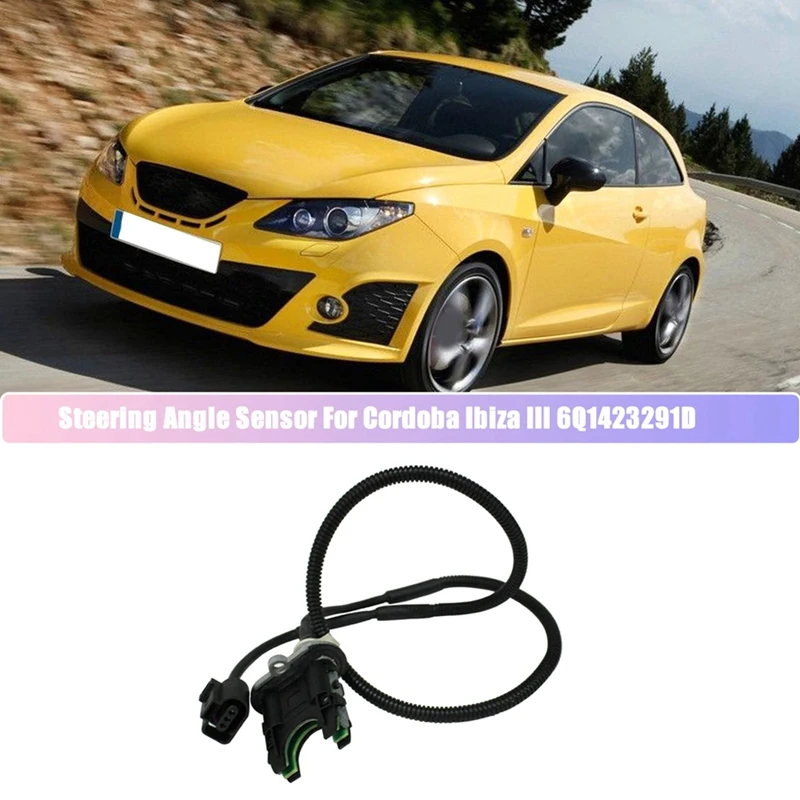 

Car Steering Angle Sensor Sensor Black For Polo Skoda Fabia Seat Cordoba Ibiza III 6Q1423291D 6Q1423291 6Q1423291DX