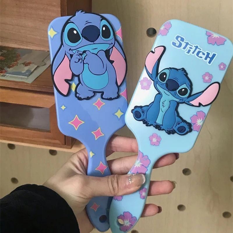 

Miniso Anime Lilo Stitch Combs Cartoon Minnie Mouse Winnie bear Air Cushion Massage Combs Children Girls Comb Hair