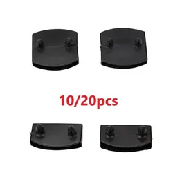 10/20Pcs Black Sofa Bed Slat Plastic Replacements Centre End Caps Holders Single/Double Inner Rubber Sleeve Furniture Tool