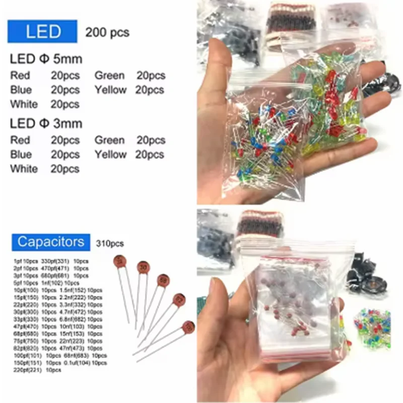 รูปสินค้า ชุดอิเล็กทรอนิกส์ครบเซต DIY สำหรับงานซ่อมและประกอบ