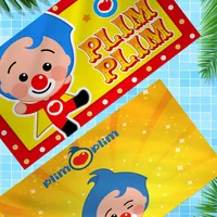 P-Plim P-Plim Cute Bath Towel Microfiber Soft Water Absorbing Breathable For Girl Kids Decorative Cartoon Beach Towel 2
