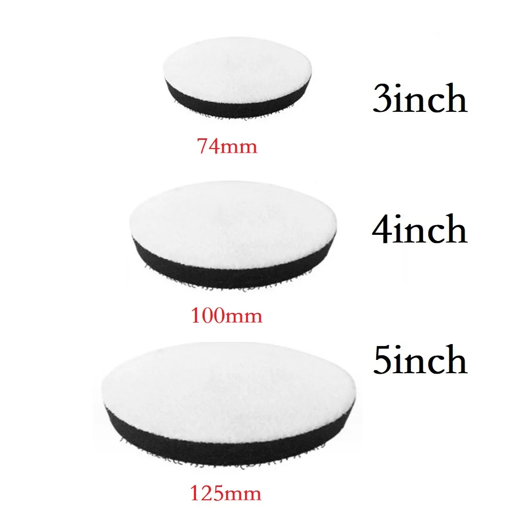 

3pcs 3"-5" Hook & Loop Sponge Buffer Disc For Air Sander Back-up Pad Interface Sanding Disc Sander Buffer Backing Pad