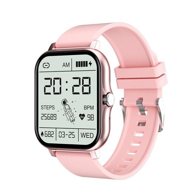 New Women Smart Watch Men 1.69" Color Screen Full Touch Fitness Tracker Bletooth Call Smart Clock Ladies Smart Watch Women