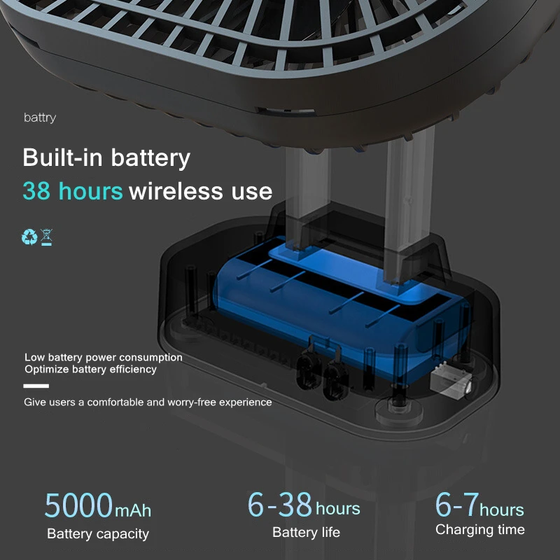 5000mah a bateria eletrico sem fio refrigeracao 02