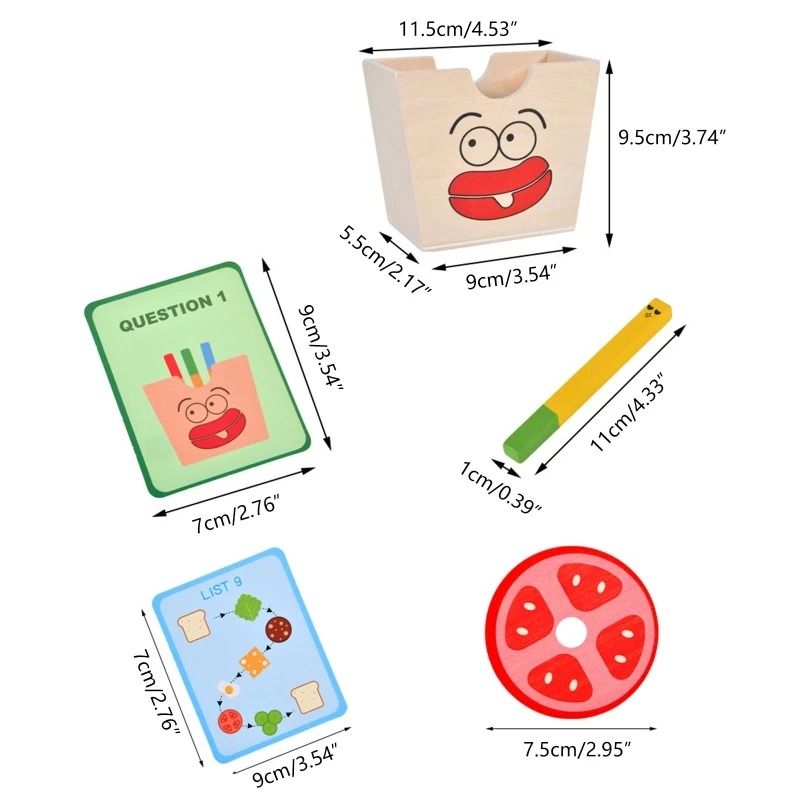 

Игрушка фаст-фуд для малышей, деревянная игра для сортировки картошки фри для детей 3 + лет, обучающая игрушка для дошкольников мальчиков и девочек