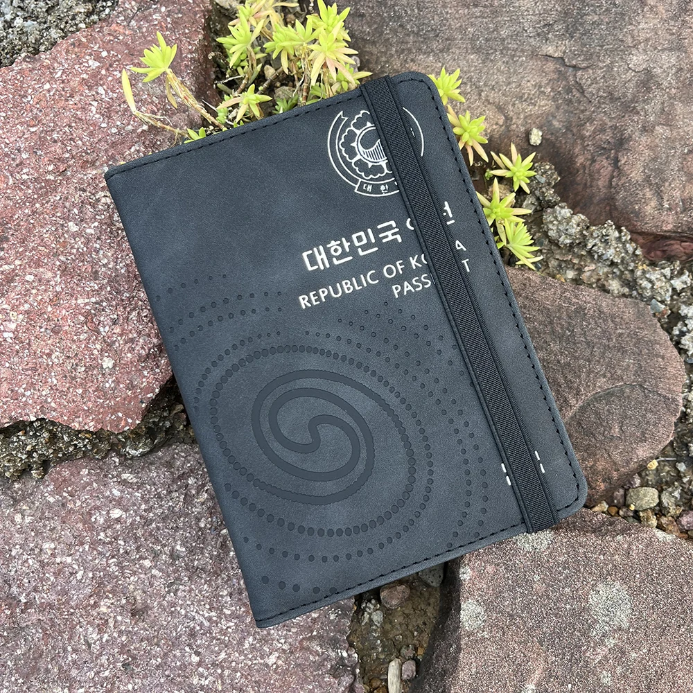 Customized Monogrammed Korean Passport Holder