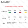 WILSON  Tapered Shape Diamond Bits-Tools/Nails/Uñas Accesorios Y Herramientas/Nail Accessories 4