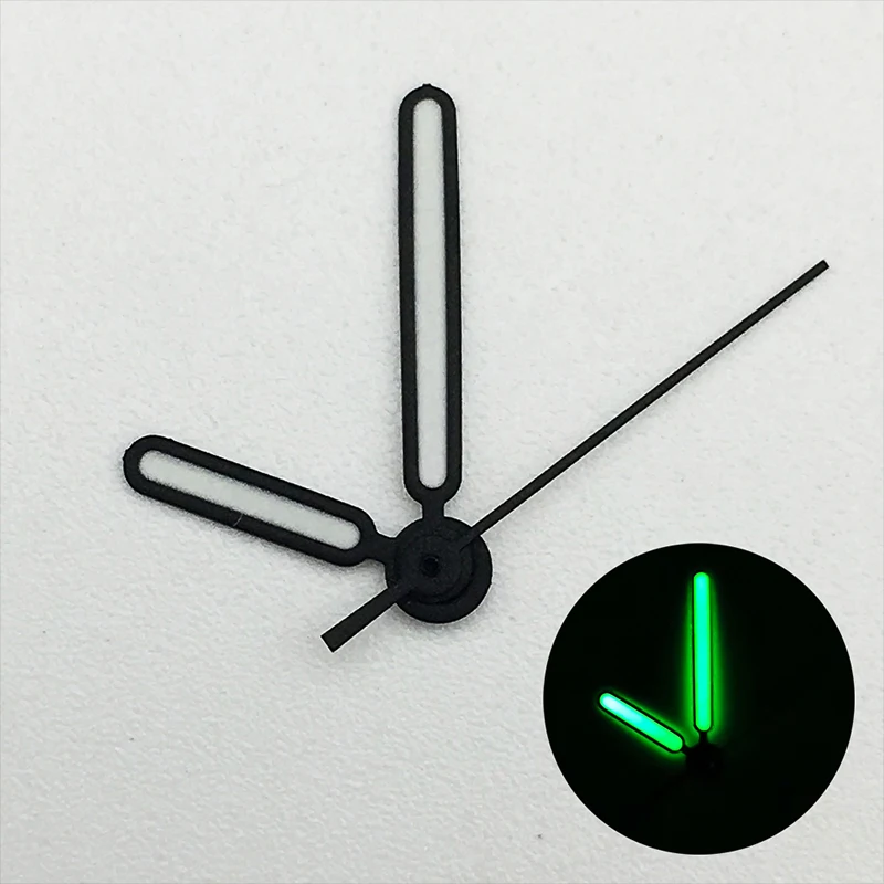 Green Luminous Dial 29.8mm Watch Dial+Hands Fits NH35 NH36 NH38 4R35 4R36 6R 7S Movement Nautilus Watch Replace Dial