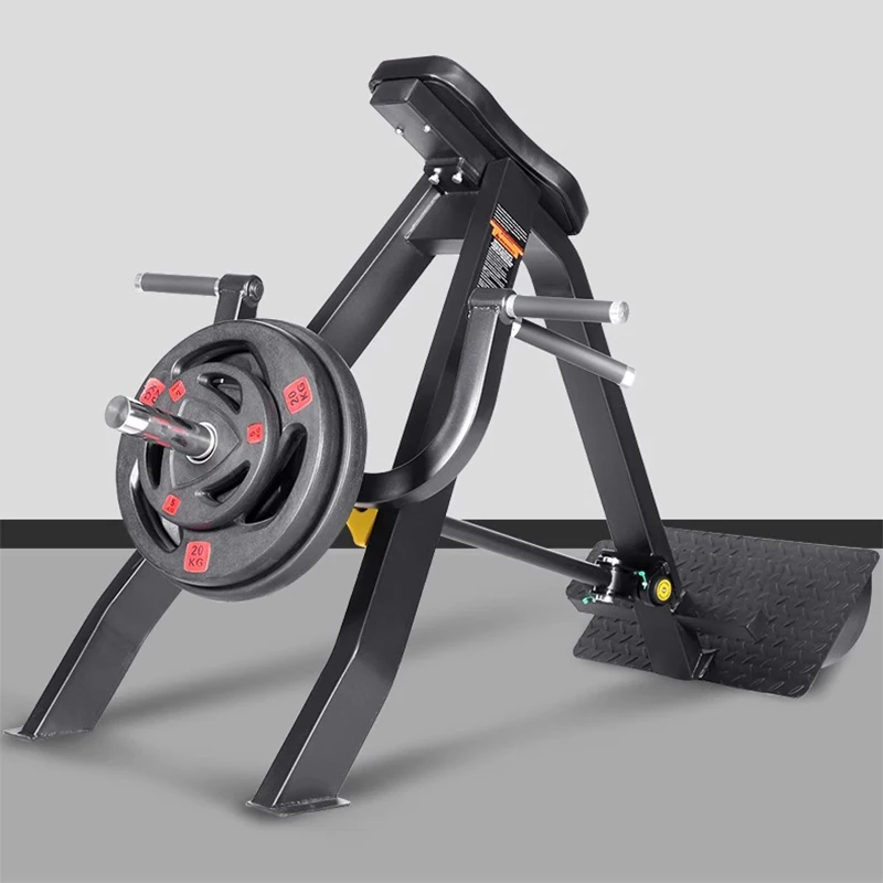 Rowing machine Horizontal pull back diagonal pull bar T-bar Lean over and hard Combined force Fitness equipment Exercise