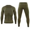 Seamless Tight Tactical Thermal Underwear Men Outdoor Sports Function Breathable Training Cycling Thermo Underwear Long Johns 4