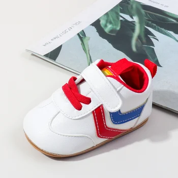 2025 Hot Selling Spring And Autumn Baby Unisex First Walking Indoor Outdoor Toddler Shoes 0-18M High Quality PU Leather BXC5102 1