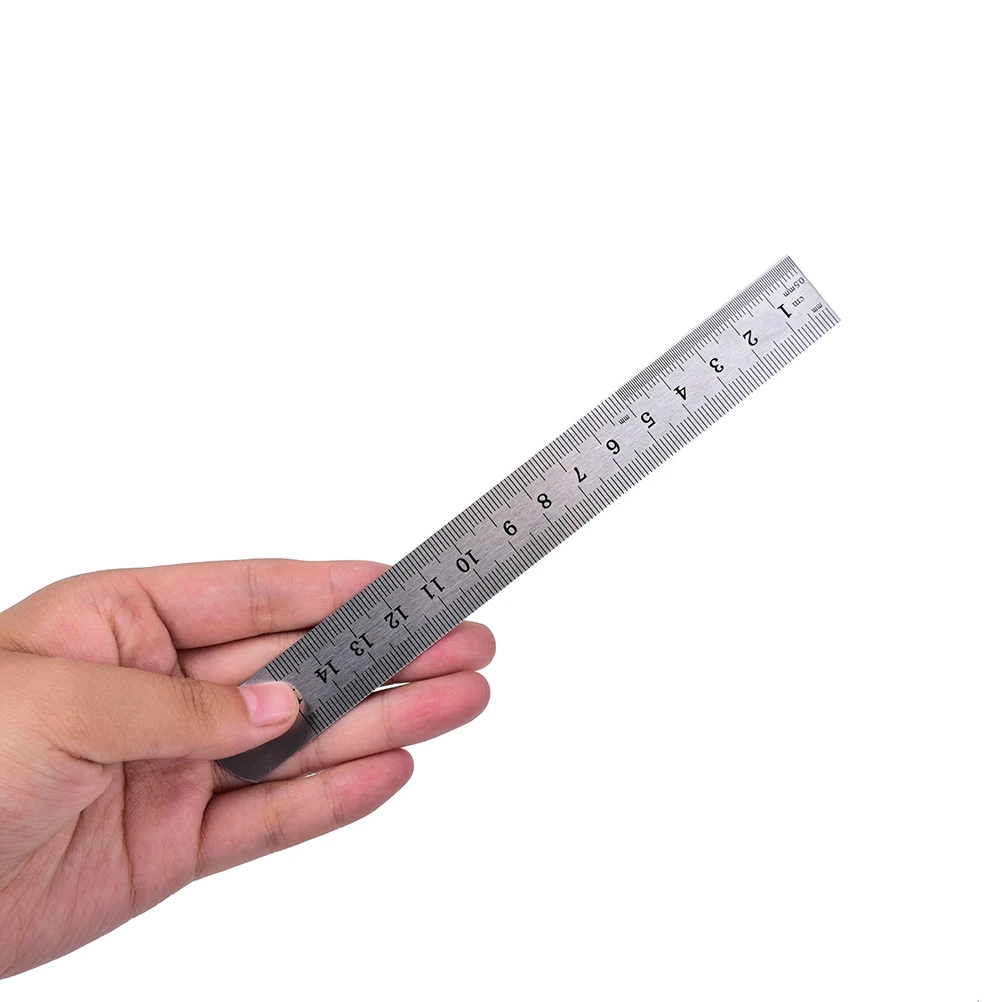 Stainless Steel Ruler 150MM Double-sided Ruler Art 0.5 CM Thickness