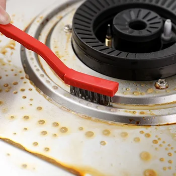 일본 가스 스토브 청소 브러시 세트, 주방 용품 레인지 후드 필터 청소 도구, 와이어 브러시, 3 개