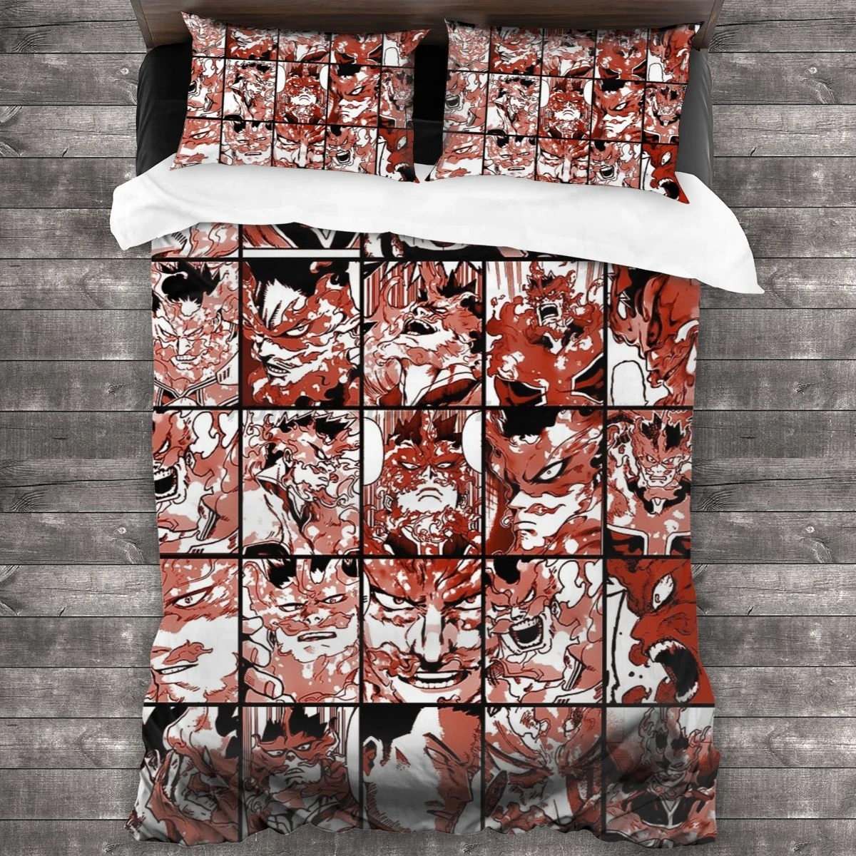 Endeavor My Hero Academia Collage Bedding Set Duvet Cover Pillowcases Comforter Bedding Sets Bedclothes Bedding Sets Aliexpress