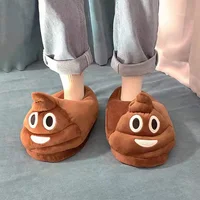 For Man And Women Slipper Prankish Cartoon Indoor Thickening Warm Plush Slippers Winter Shoes 1