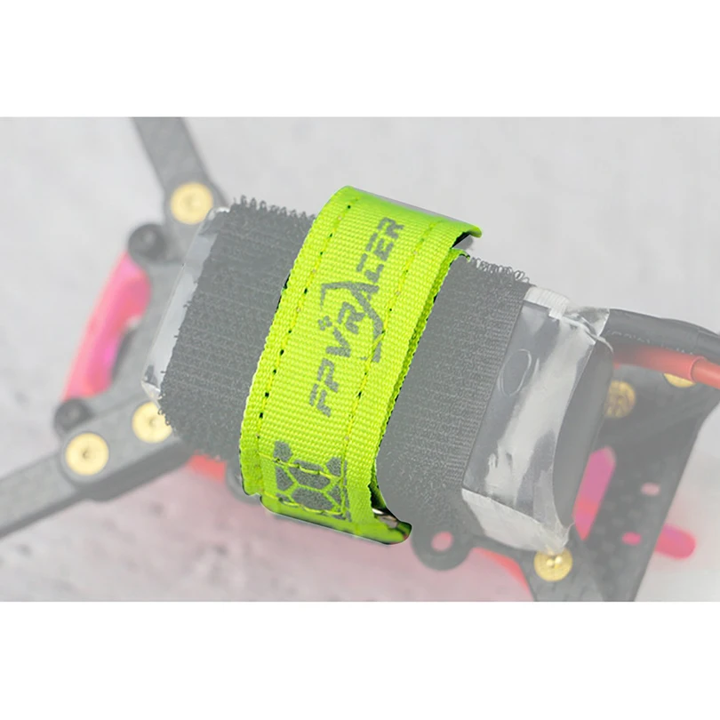 2 Stück FPVRACER Kevlar-Nahtmaterial & Polyester 300D RC-Akkuband mit Metallschnalle für FPV-Racing Freestyle Langstrecken-Drohnen DIY-Teile – Detail 10