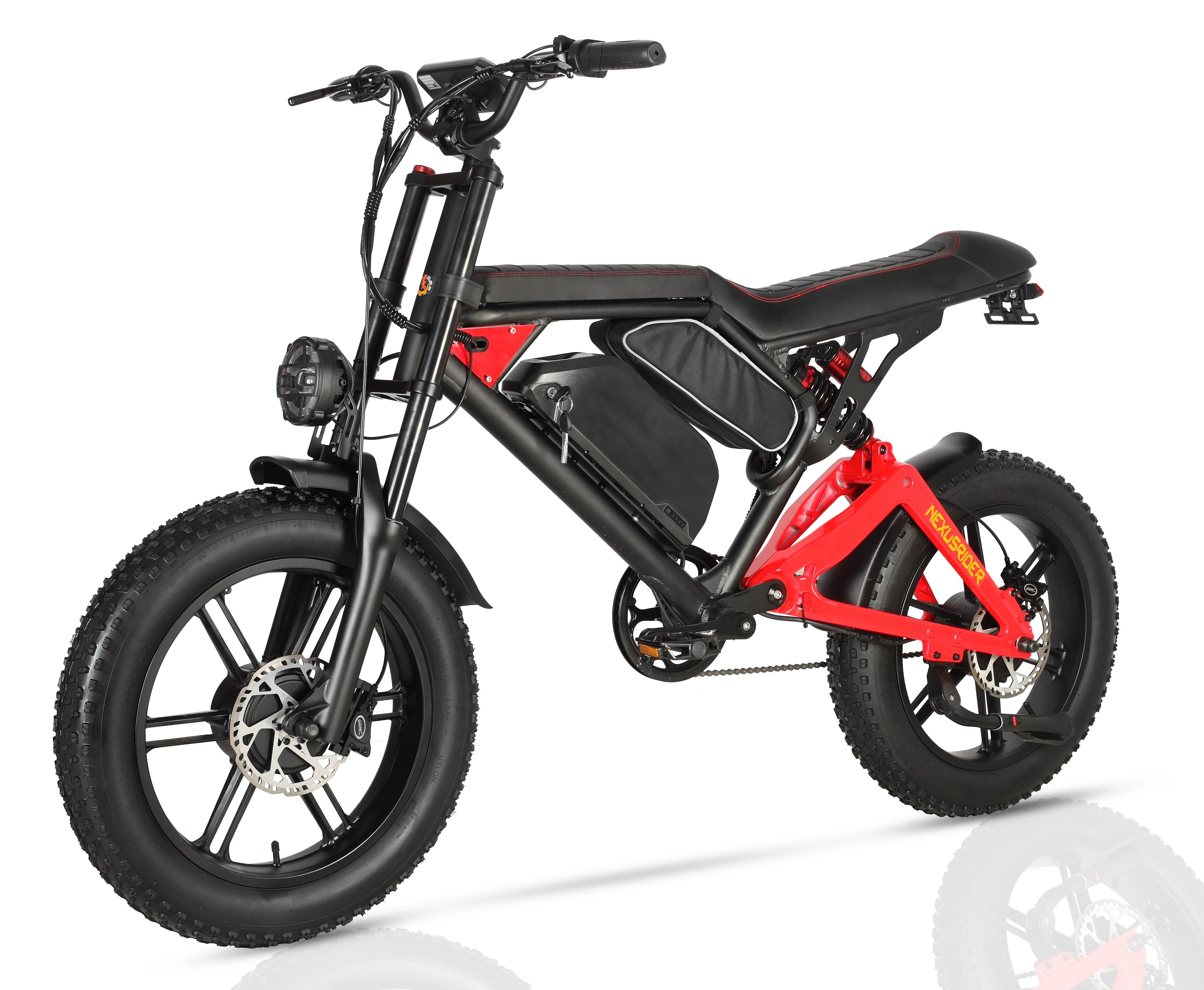 ( US Stock )Nexusrider ThunderStrike 48V 22.4Ah 2000W Dual Motor Oil Brake, Hydralic Disc Brake Ebike/Electric Bicycle