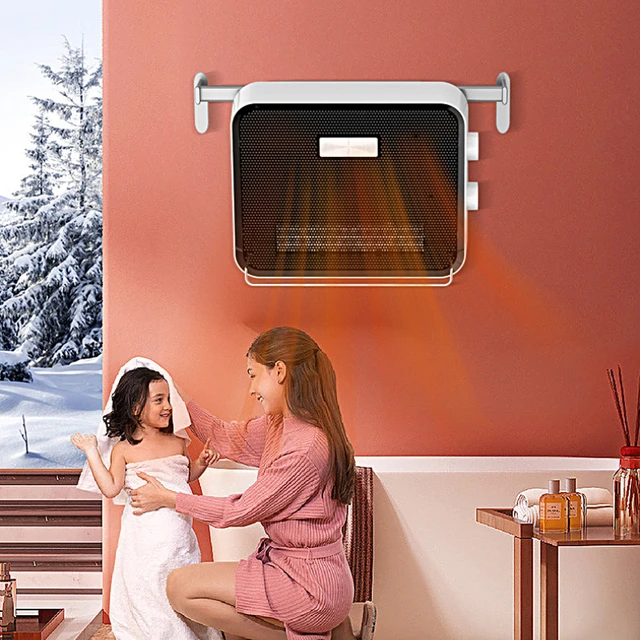 Smart Temperature Control Wall Heater Bathroom Dryer PTC Ceramic Heating  Electric Warmer Portable Handle Desktop Home Heaters - AliExpress