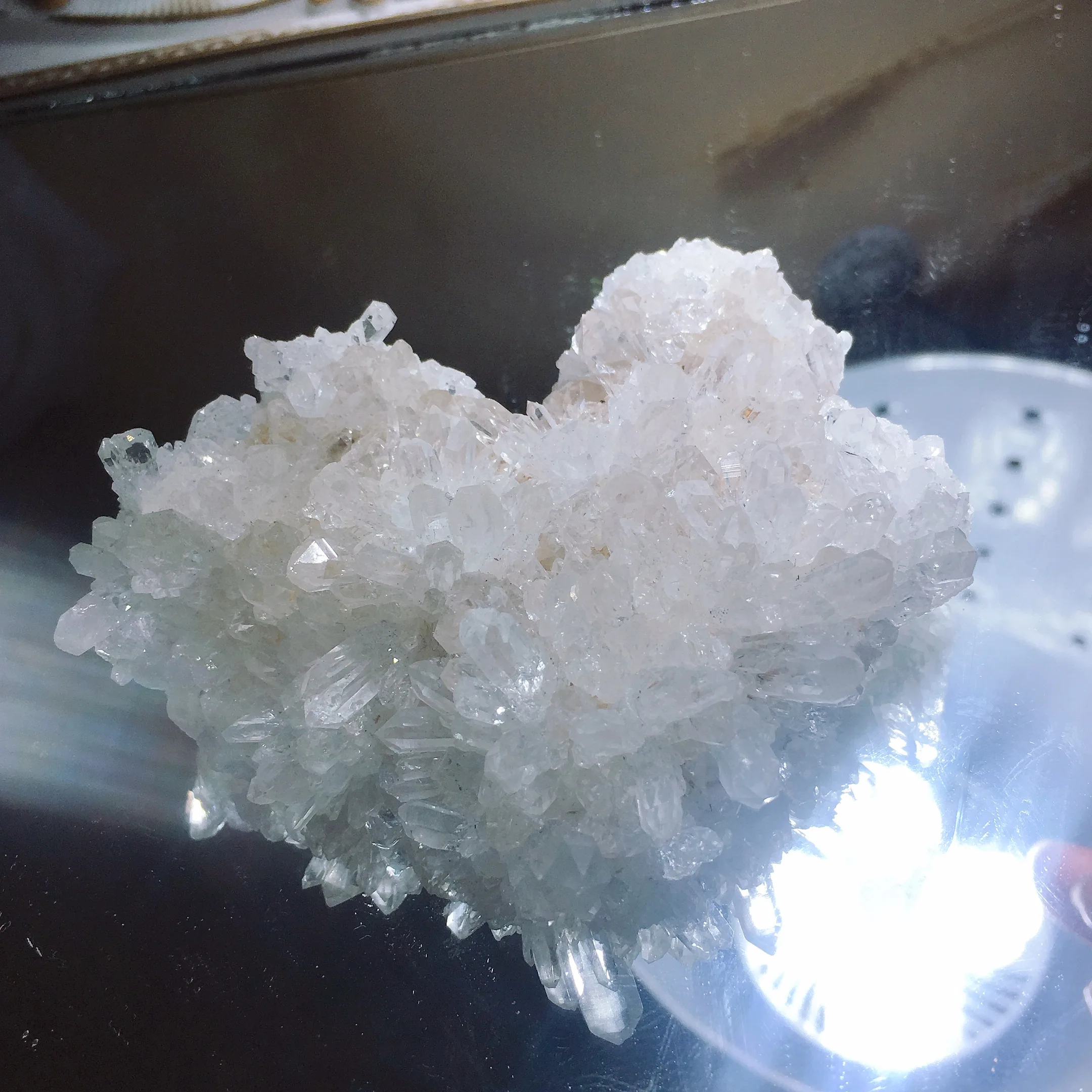 Clear Quartz Cluster Heart 2522