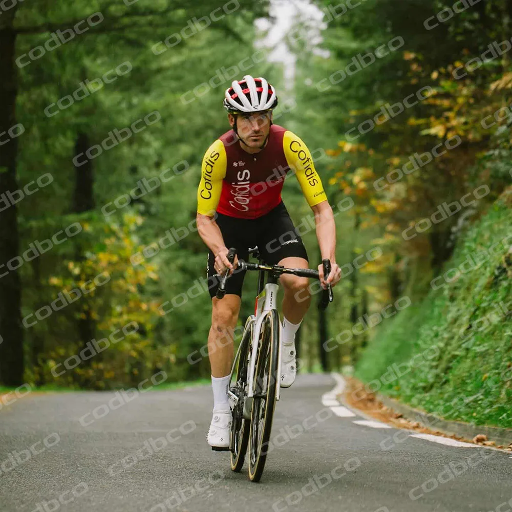 Team Cofidis Cycling Jerseys Set For Mens 20D Gel Bib Set Bicycle Clothing Bike Wear Clothes New Short Maillot Culotte Suit