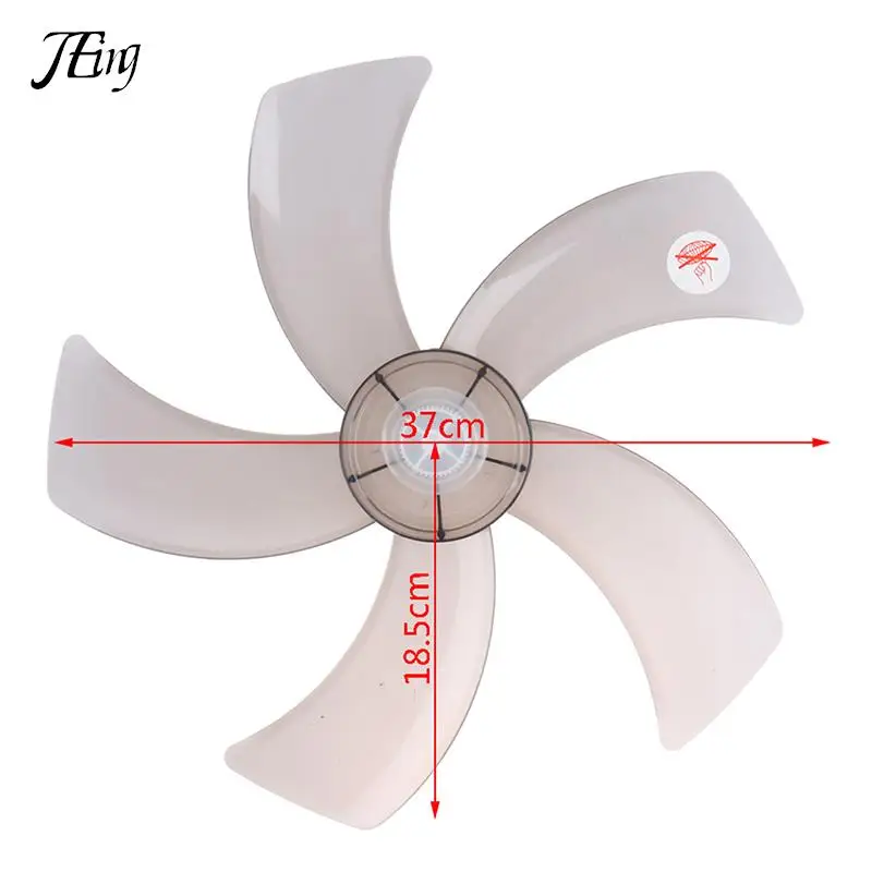 6/12/16 Inch Huishoudelijk Plastic Ventilatorblad Vijf Bladeren Met Moerdeksel Voor Voetstukventilator