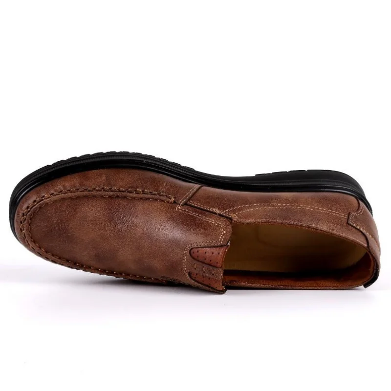 Comfort scarpe da uomo in pelle microfibra Casual leggero Slip On mocassini scarpe in pelle da uomo comode scarpe basse mocassini da uomo