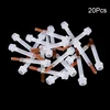 5/10/20Pcs Disposable Nail Polish Brush For 15ml Nail Polish Bottle Replacement Brush Brown Hair Nail Art Brush Applicators 1
