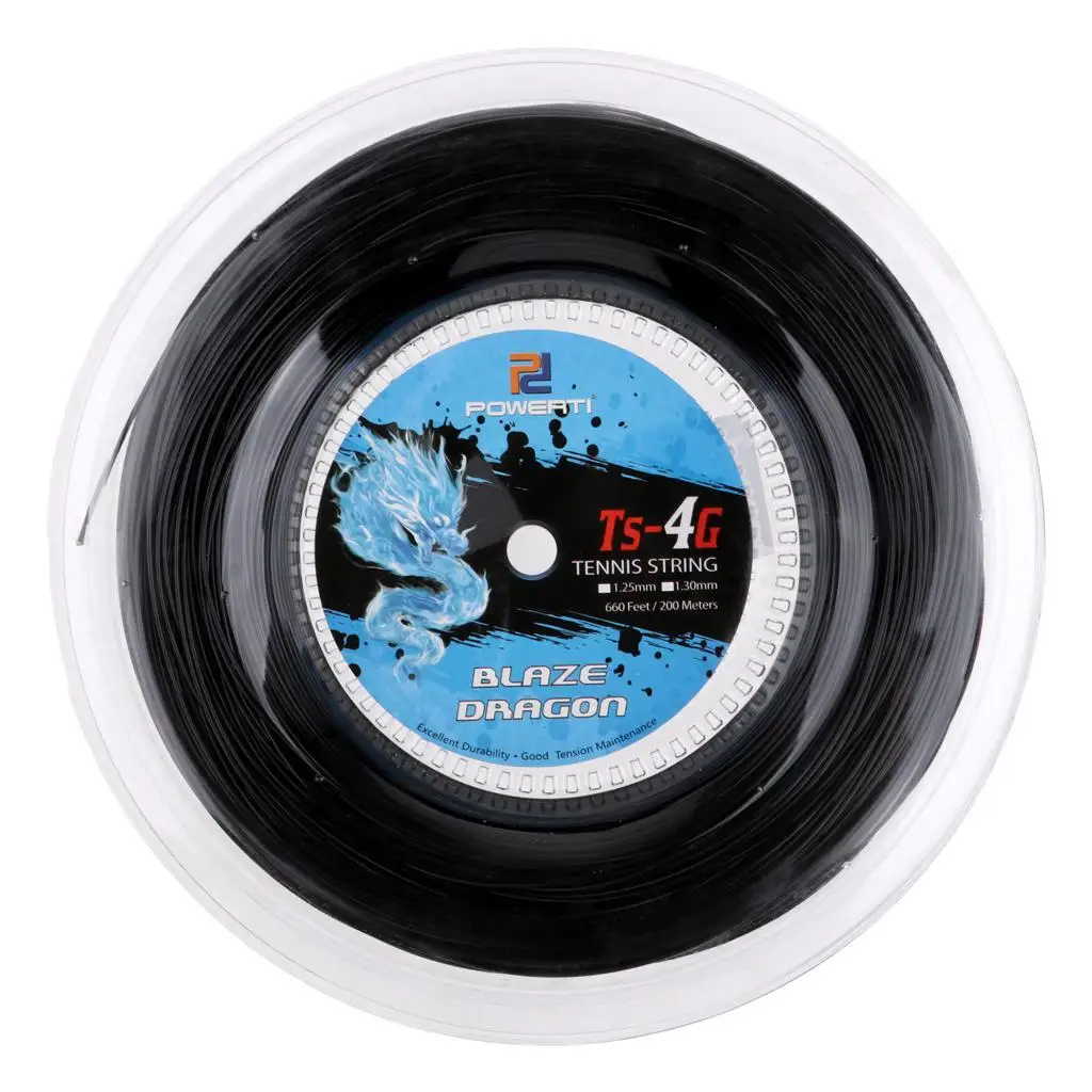 Tennis Racket Strings 200M Durable Polyester Tennis String Reel Gym Racquet Training