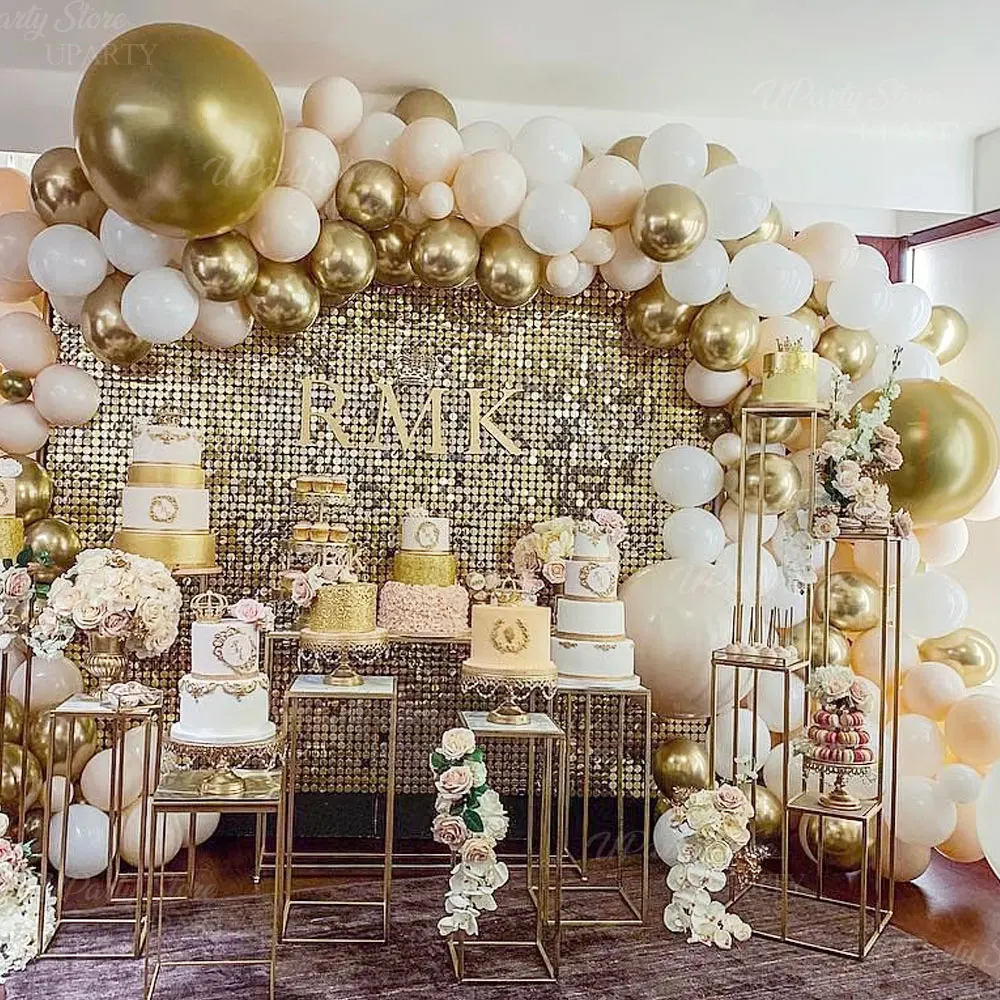 18/36 Zoll Metallic Gold Luftballons Riesige große Metall Silber Champagner Rose Chrom Gold Luftballons für Geburtstag Hochzeit Party Dekor – Detail 6