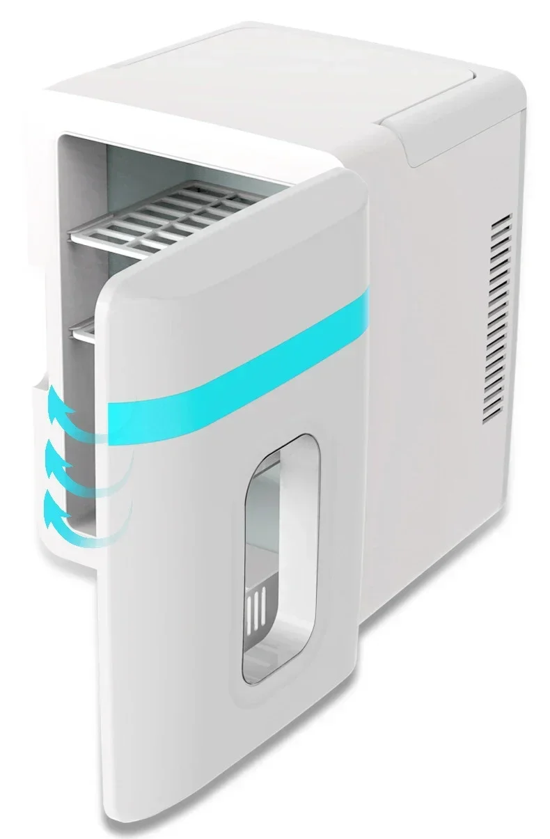 12V 10L Car Refrigerator Hot And Cold Portable Small Refrigerator Double-Layer Storage Fast Cooling Household