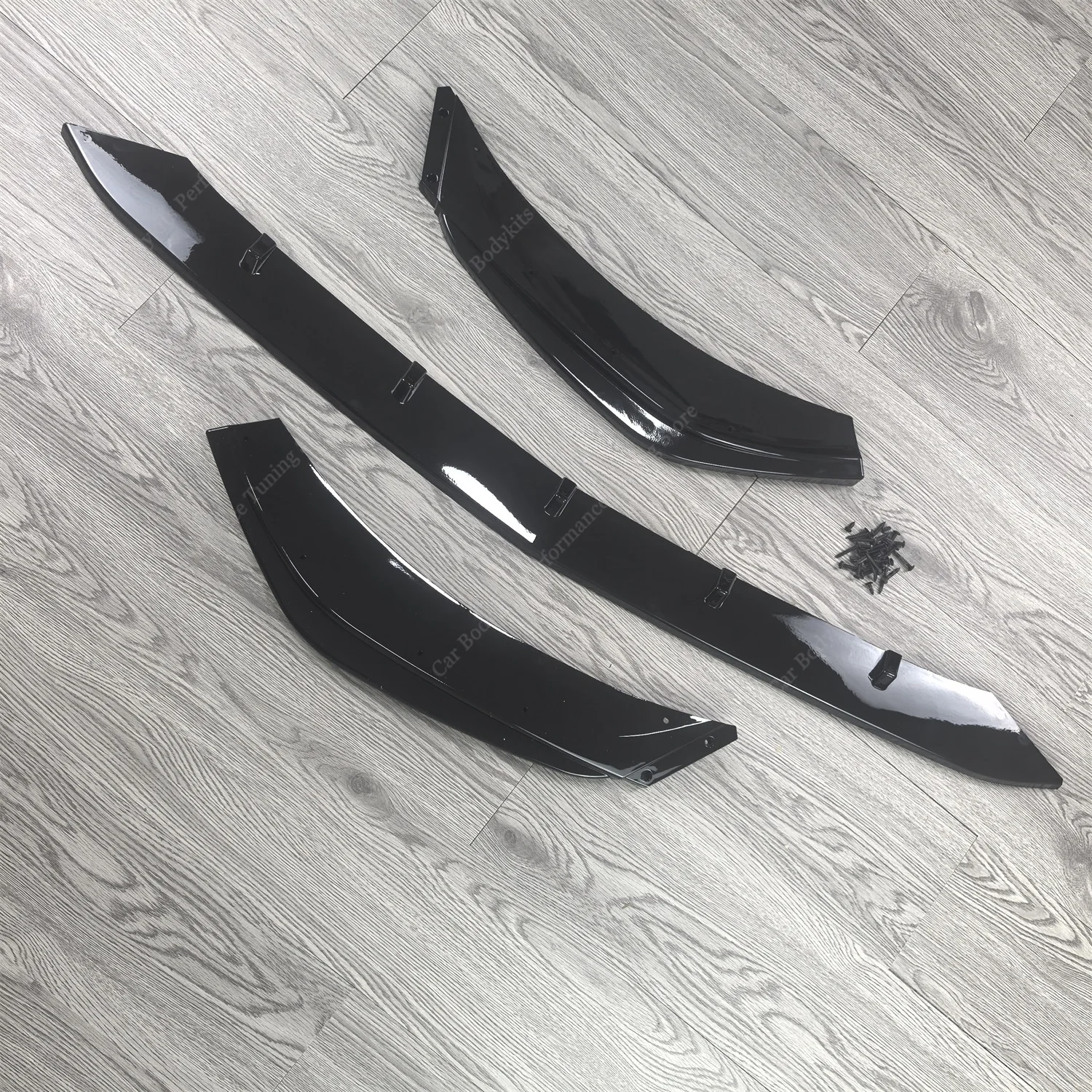 메르세데스 W206 S206 AMG-라인 글로스 블랙 프론트 범퍼 립 스포일러 스플리터 C200 C300 AMG 라인/C43 AMG 2021-2026 튜닝용