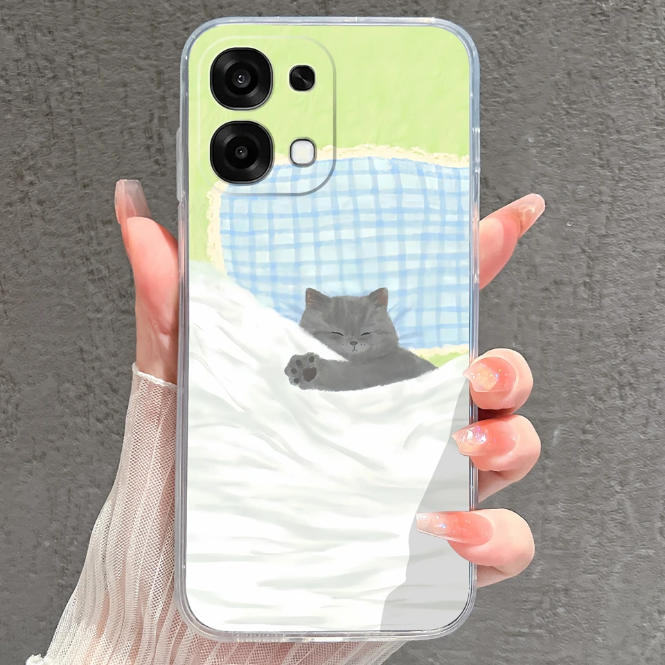Pretty Butterfly Goldfish Drop-Resistant Lightweight Clear Bumper Case