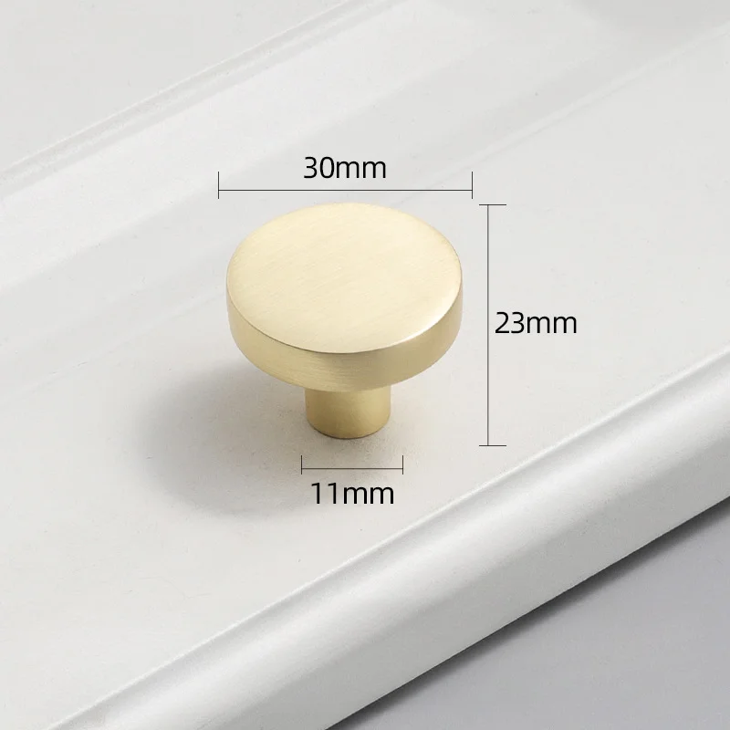 Brass Brushed 30mm