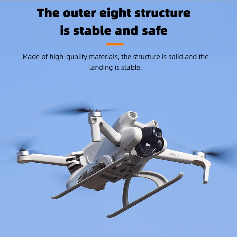 Pieds de Protection Trains d'Atterrissage pour drones DJI Air 3 / 3S - Maison Du Drone