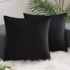 Inyahome Set of 2 Velvet Throw Pillow Case Cushion Cover 30x50cm 45x45cm 50x50cm 60x60cm Home Decor Cojines Black Green Grey 쿠션 2