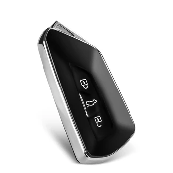 Cover chiave telecomando per VW Golf MK8 Jetta T-Cross Tiguan Polo T-ROC per Skoda SEAT MQB Golf 8 HU66 Blade 3 Cover chiave telecomando per VW Golf MK8 Jetta T-Cross Tiguan Polo T-ROC per Skoda SEAT MQB Golf 8 HU66 Blade - KEYYOU Upgrade modificato Car Key Shell Case per VW Golf MK8 Jetta T Cross Tiguan