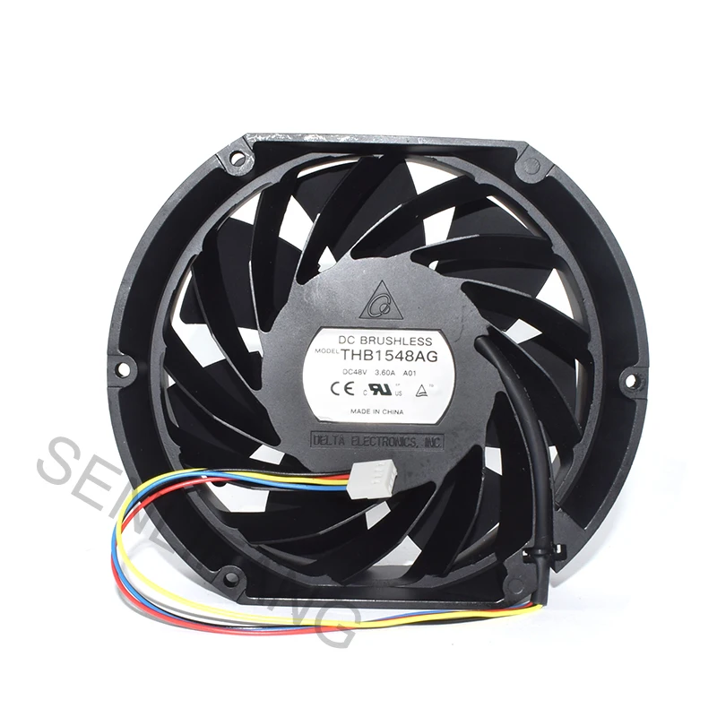 Usado Thb1548ag Axial172x50.8 mm Dc48v 3.60a Fios Ventilador para Delta dc sem Escova Cooler