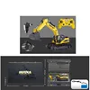 Huina 1580 1:14 2.4G Remote-controlled Excavator Metal Version 23ch Wireless Large Engineering Vehicle Excavator Toy 6