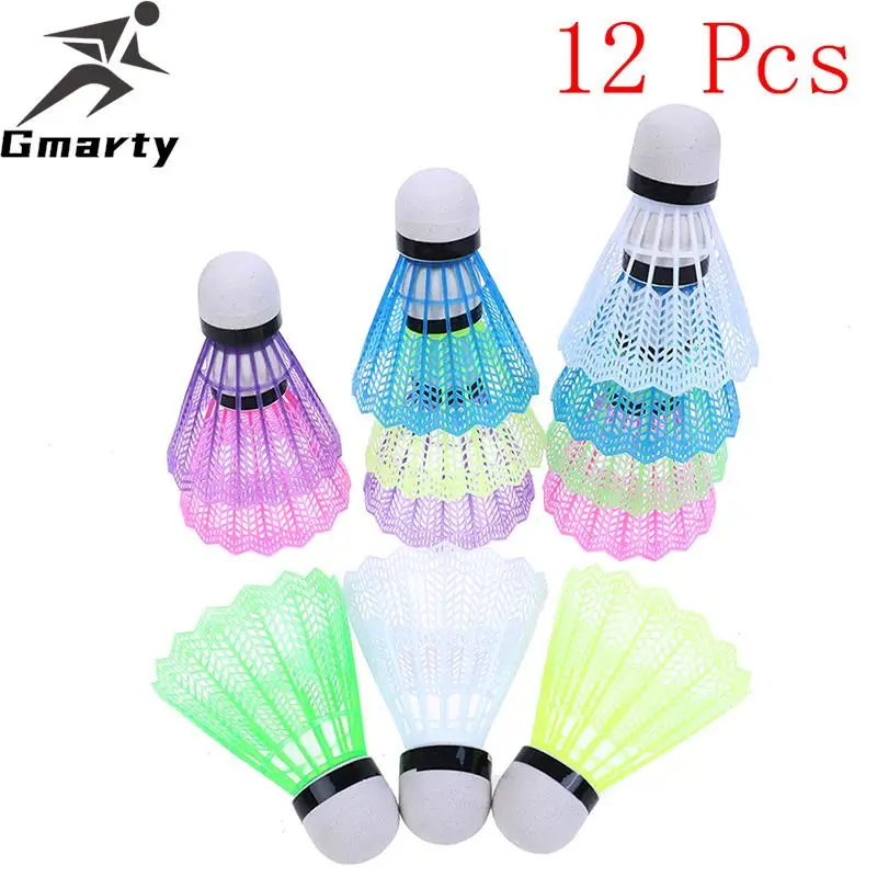 

12pc Badminton Balls Portable Shuttlecocks Products Sport Training Train Outdoor Supplies