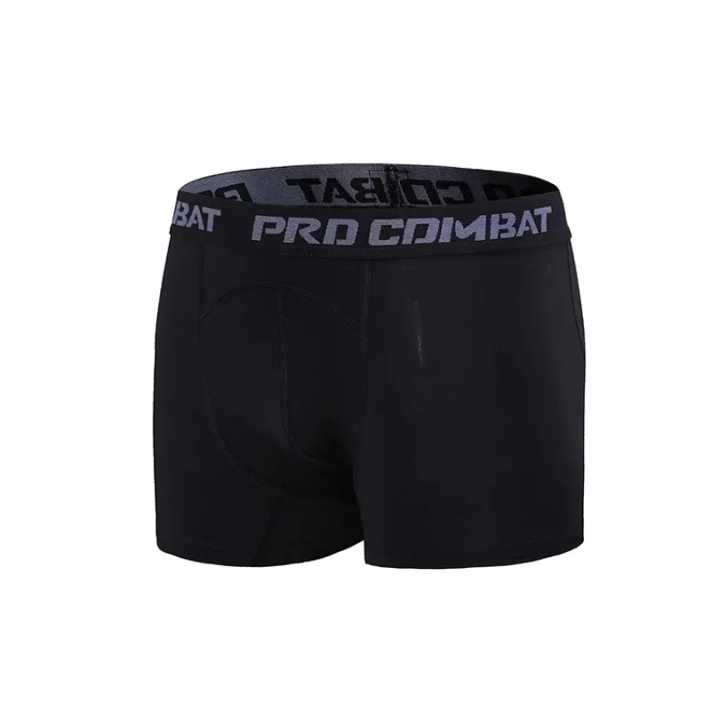 Sporty skinny running briefs boxers breathable anti-abrasion legs basketball shorts men clothing