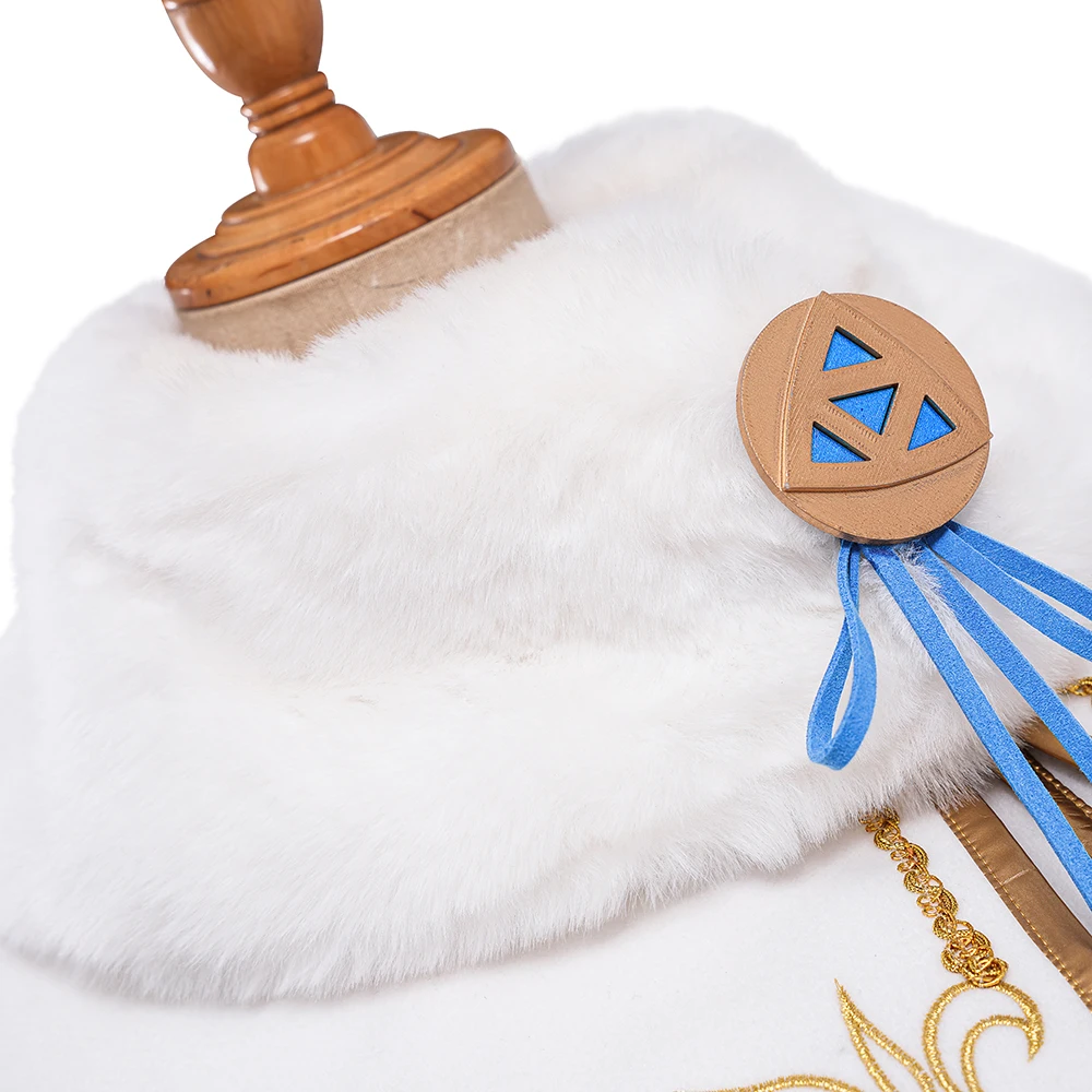 Generic Winter Princess Warrior Cosplay Costume for Women (Unofficial/Unverified Character)